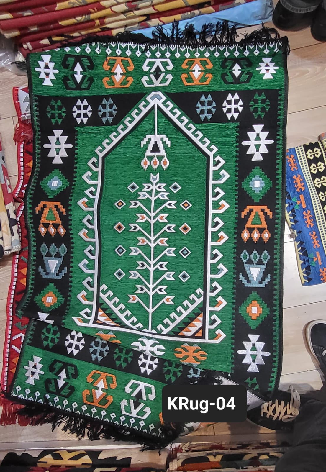 Covor Kilim - Verde