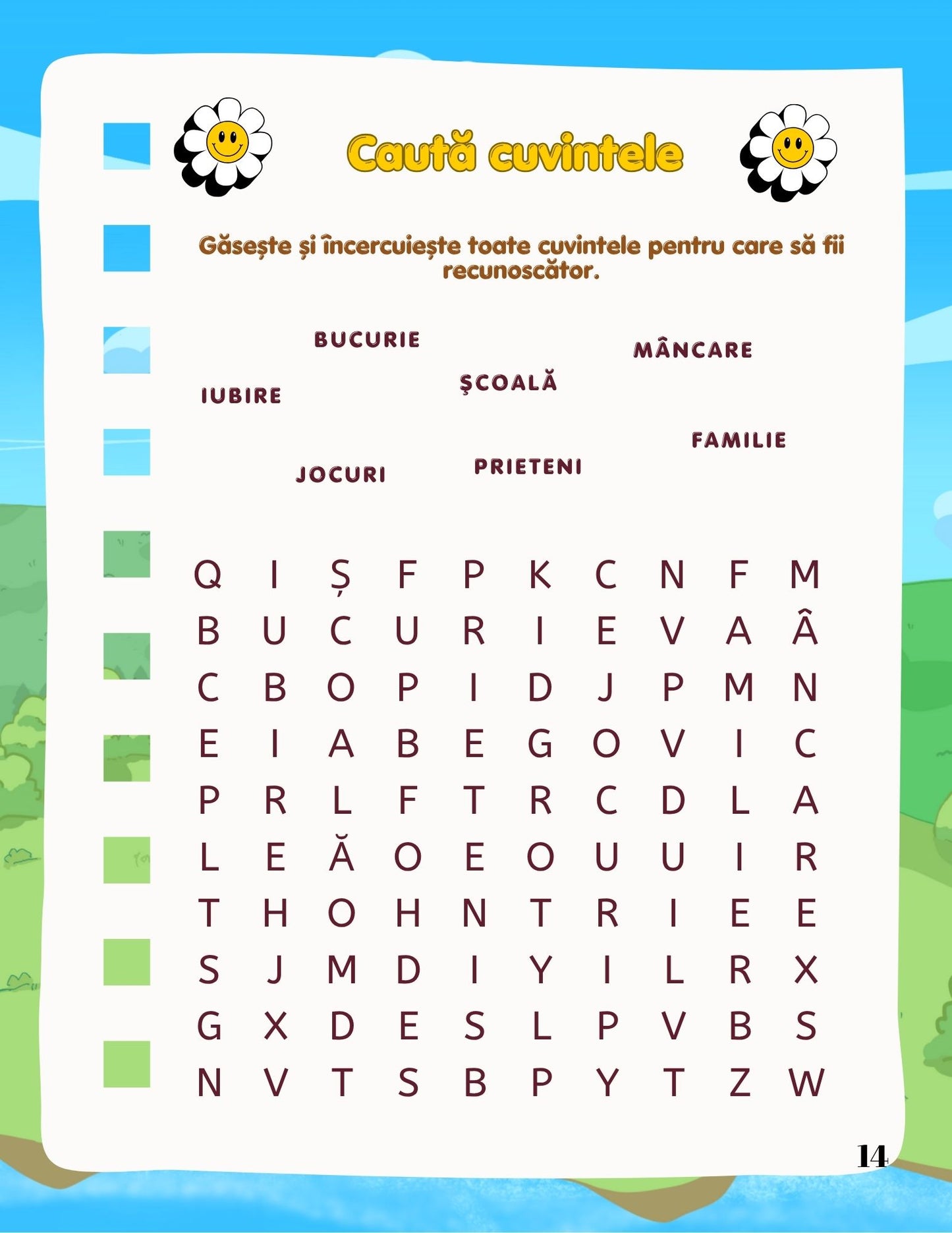 Jurnal De Recunostinta Cu Activitati Pentru Copii / Jocuri Creative Si Educatie / Invatare Interactiva Si Distractiva / Activitati Zilnice / Educatie Emotionala Si Gandire Pozitiva