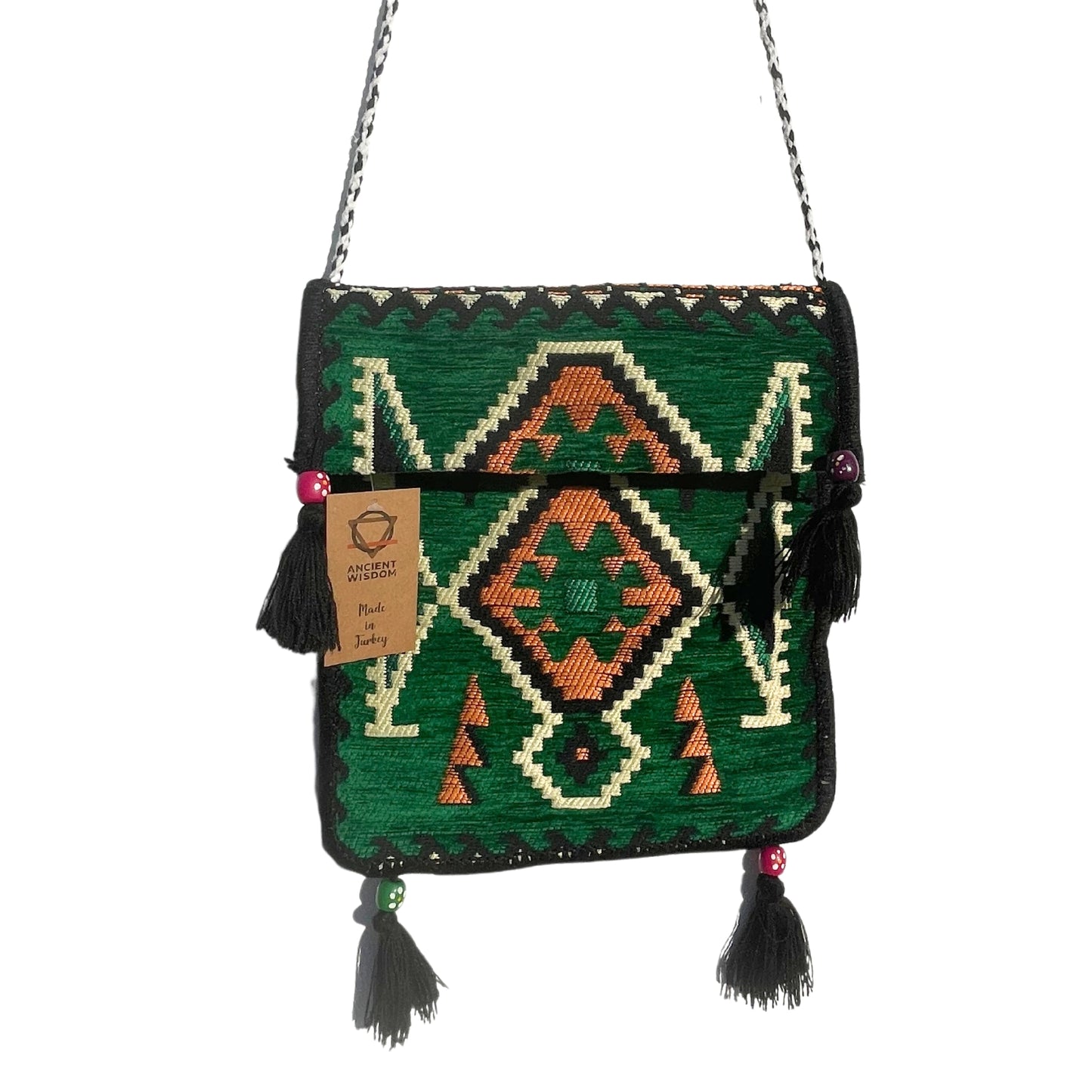 Geanta Kilim - Verde Smarald