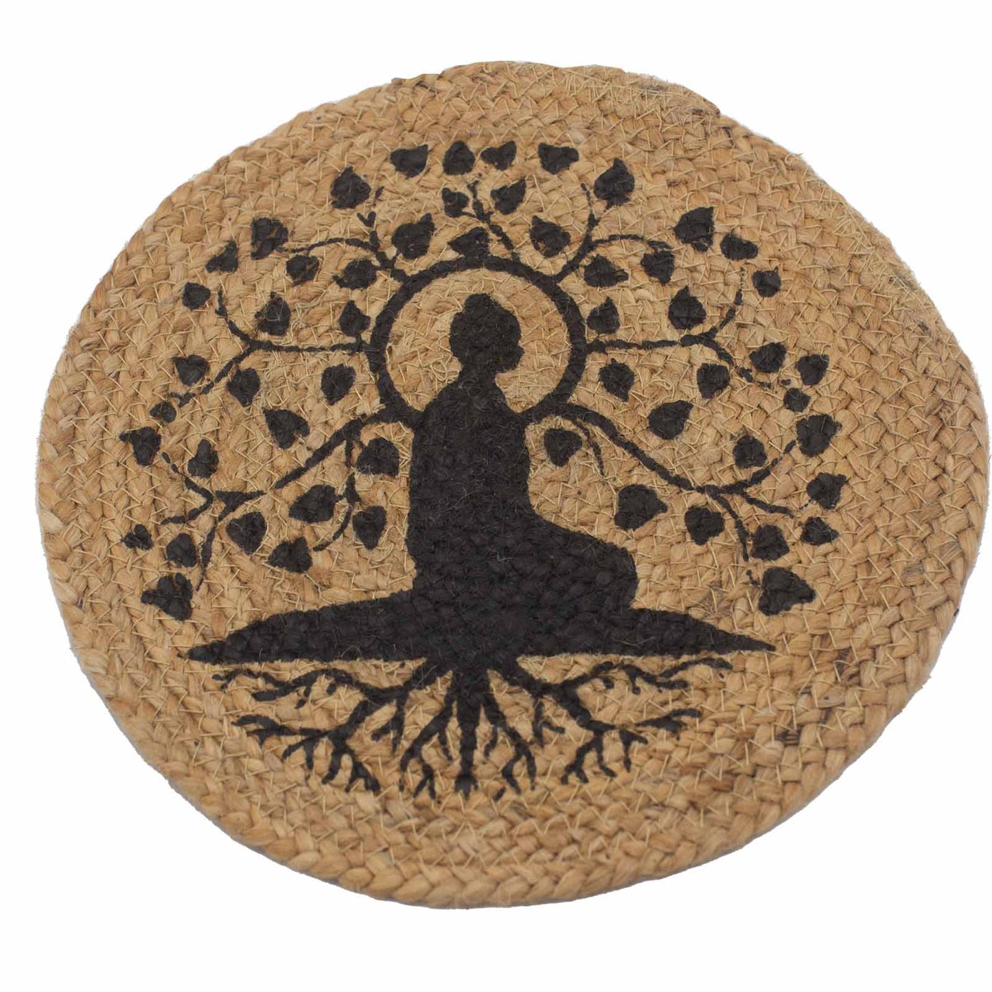 Șervet de Masă Natural din Iută - Arborele Bodhi