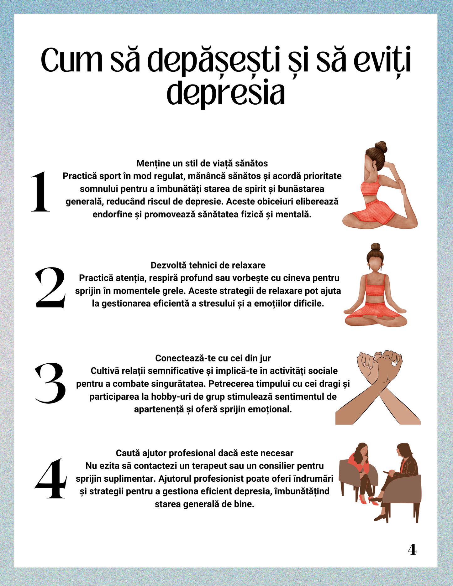 Anxietate si Depresie - Jurnalul Tau Personal de Vindecare  / Autovindecare / Transformare Interioara / Regasirea Echilibrului / Calm, Claritate si Curaj