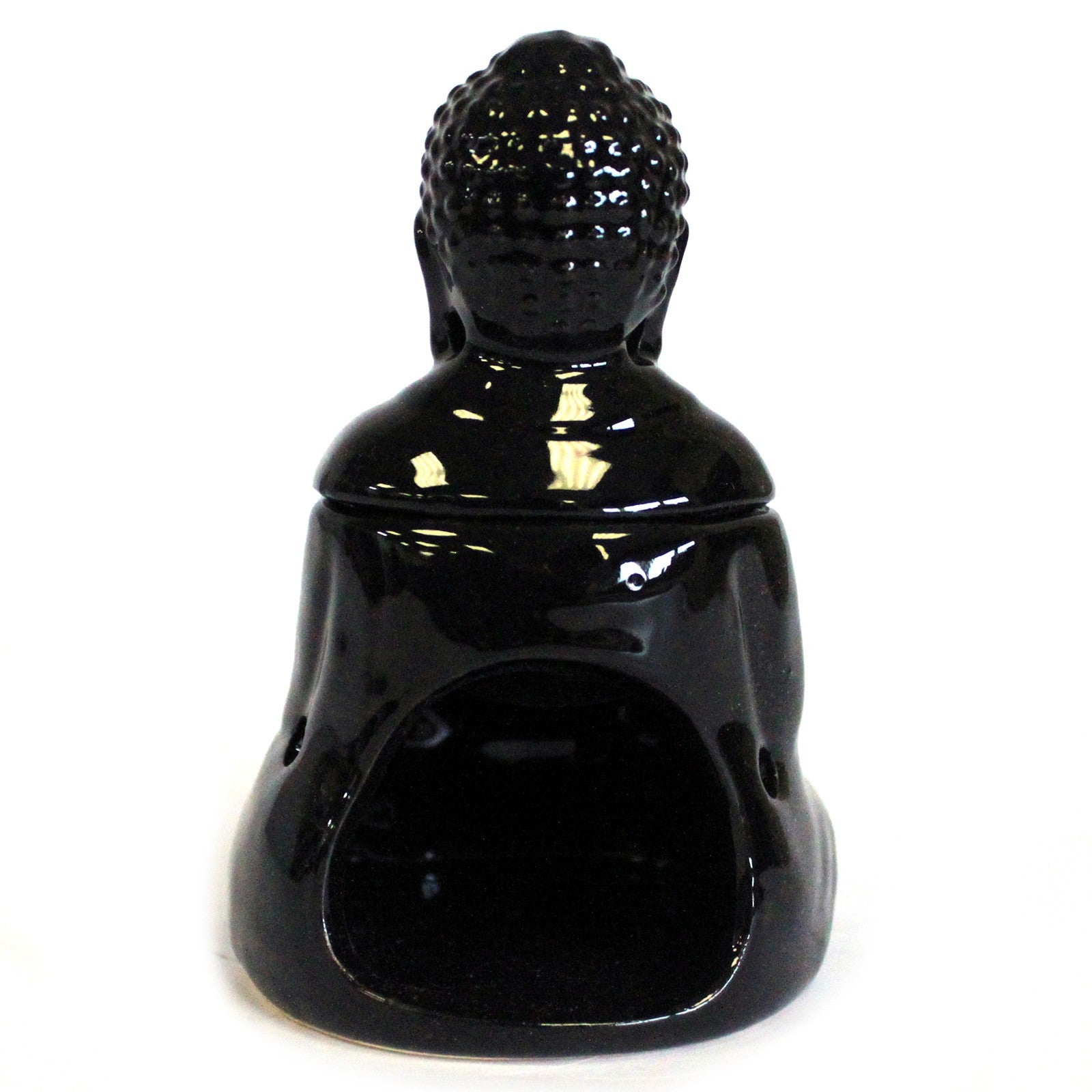 Arzator Buddha Negru pentru Uleiuri Parfumate