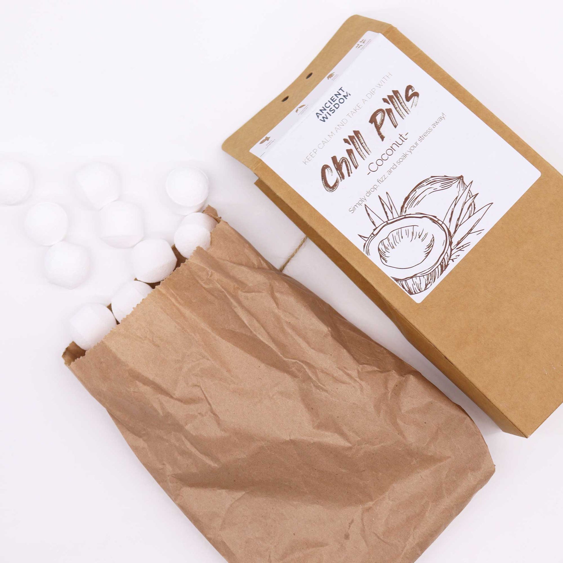 Bombe Baie Chill Pills 350g - Cocos