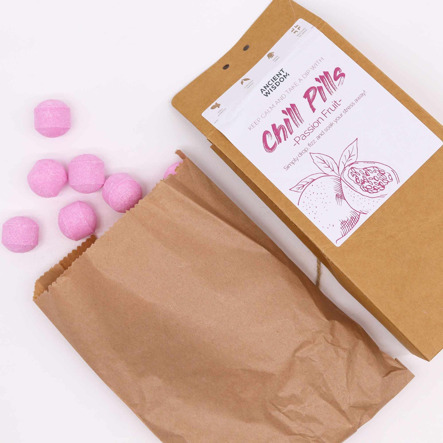 Bombe Baie Chill Pills 350g - Fructul Pasiunii