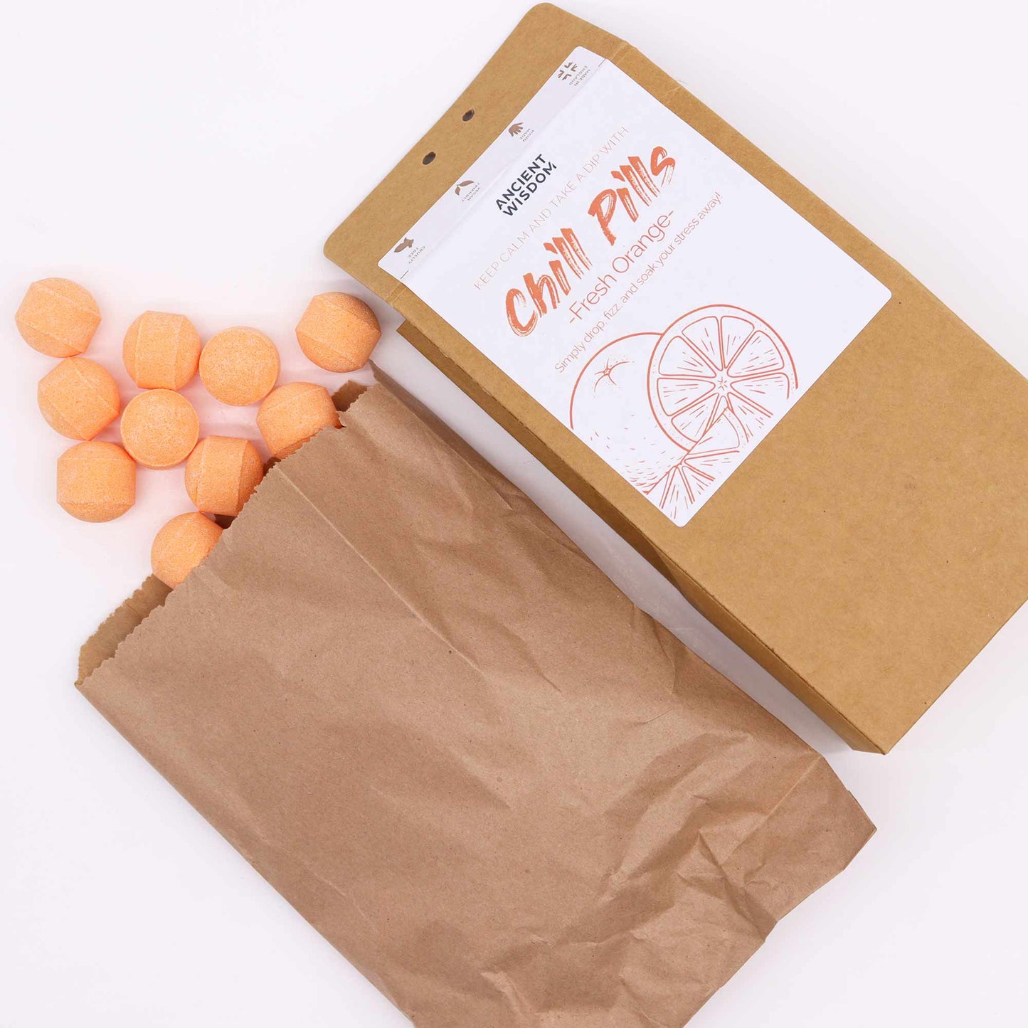 Bombe Baie Chill Pills 350g - Portocala Proaspata