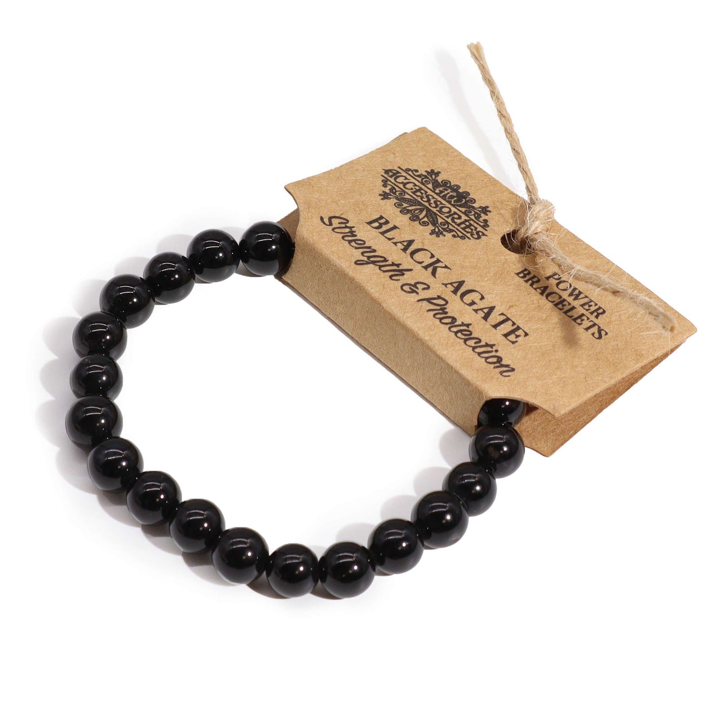 Bratara Putere - Agat Negru