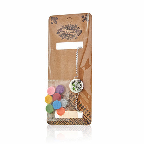 Bratara cu Lant Aromaterapie - Arborele Vietii 20 mm