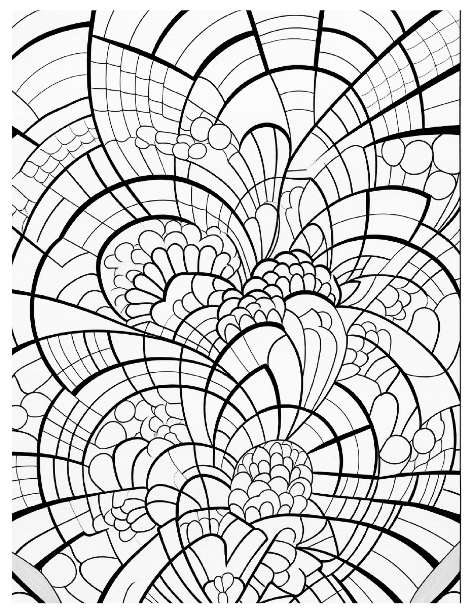 Carte de Colorat Arta Geometrica - Pentru Reducerea Stresului si Anxietatii / Carte Digitala / Ebook