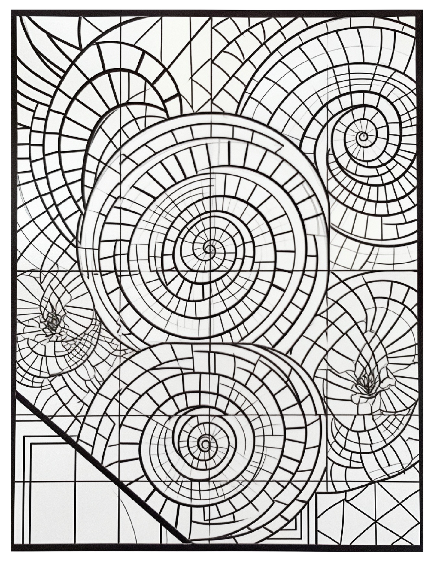 Carte de Colorat Arta Geometrica - Pentru Reducerea Stresului si Anxietatii / Carte Digitala / Ebook