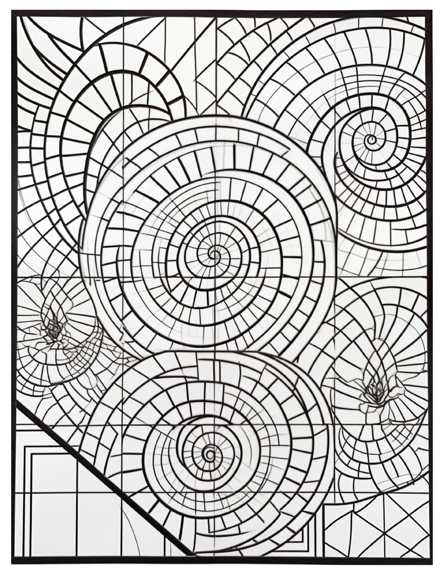 Carte de Colorat Arta Geometrica - Pentru Reducerea Stresului si Anxietatii / Carte Digitala / Ebook