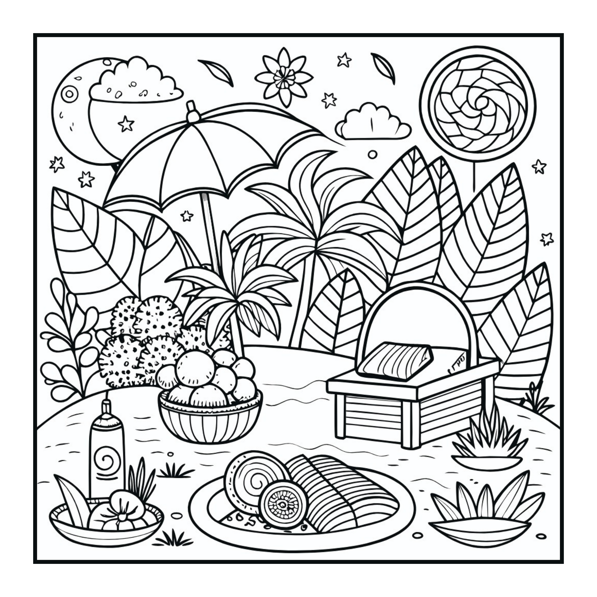 Carte de Colorat Cozy Moments - Arta Relaxarii Pentru Adulti si Copii / Carte Digitala / Ebook