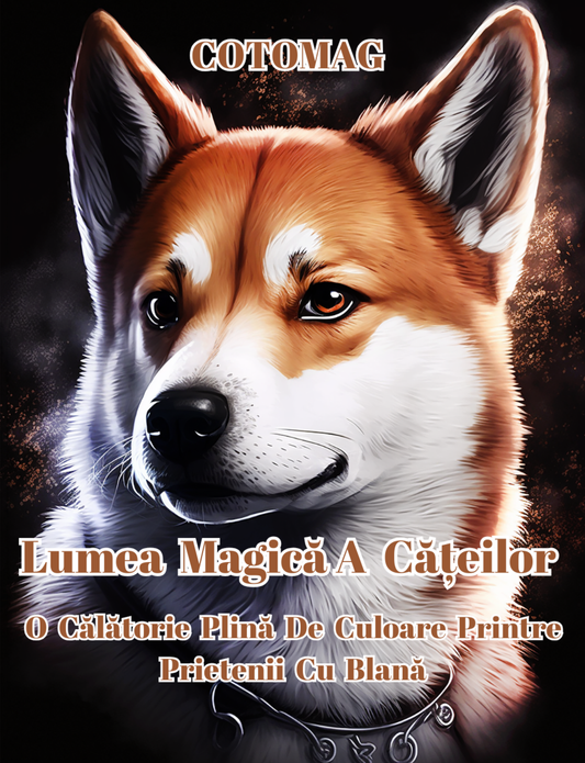 Carte de Colorat Lumea Magica a Cateilor - O calatorie Plina de Culoare Printre Prietenii cu Blana Pentru Adulti si Copii / Carte Digitala / Ebook