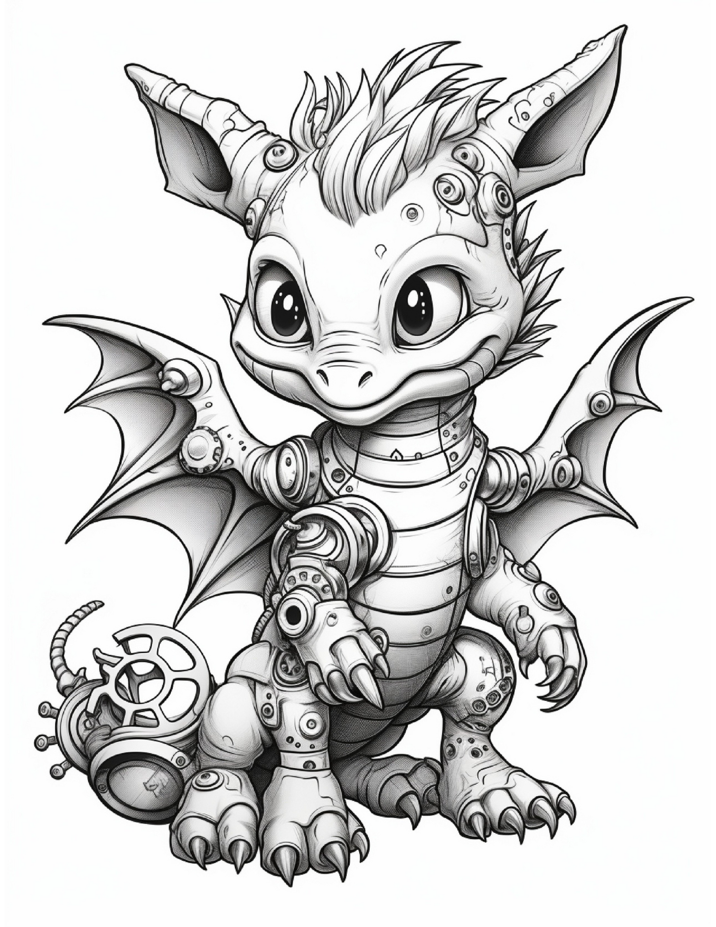 Carte de Colorat Taramul Dragonilor - O Carte Magică De Colorat Pentru Adulti si Copii / Carte Digitala / Ebook