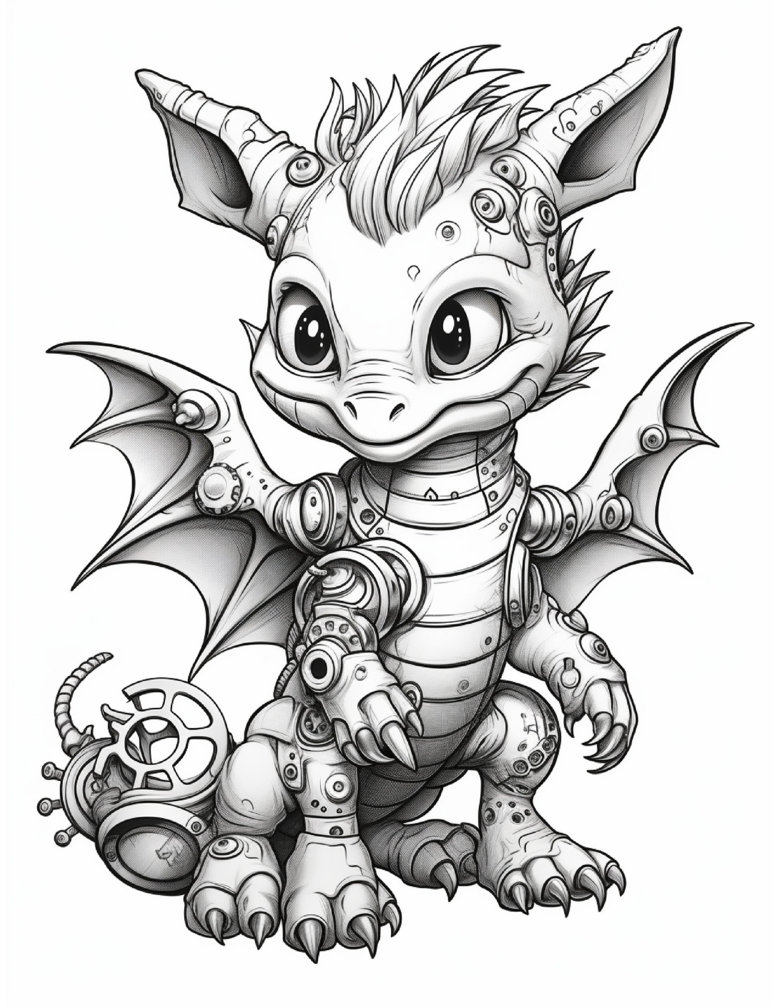Carte de Colorat Taramul Dragonilor - O Carte Magică De Colorat Pentru Adulti si Copii / Carte Digitala / Ebook