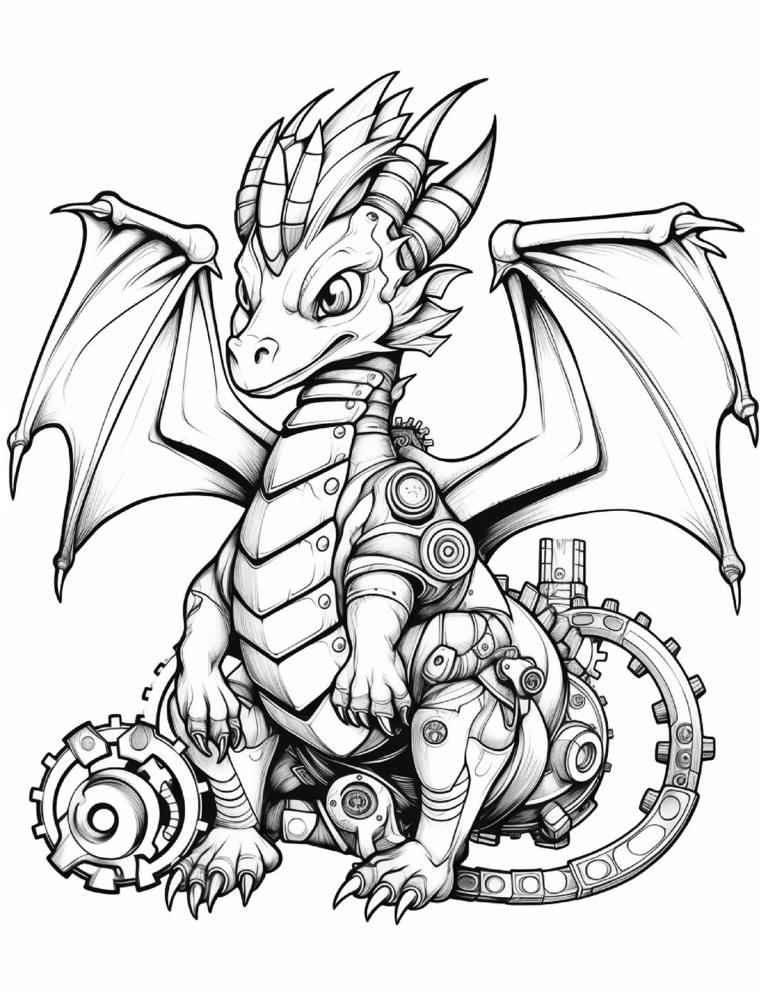 Carte de Colorat Taramul Dragonilor - O Carte Magică De Colorat Pentru Adulti si Copii / Carte Digitala / Ebook