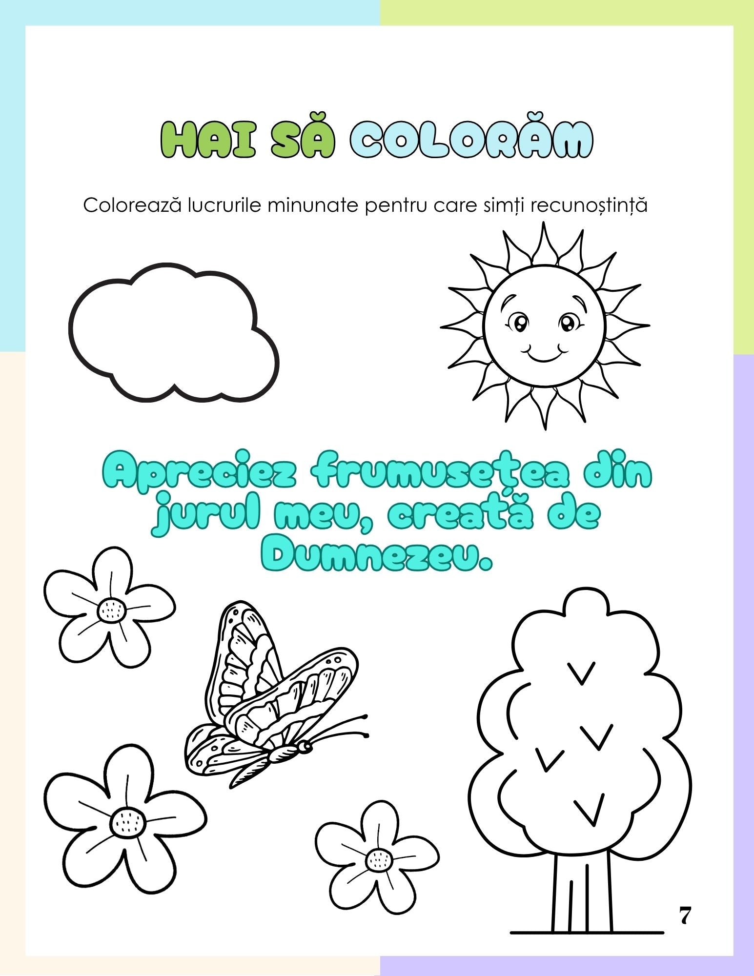 Cartea Mea Cu Activitati SI Afirmatii Divine - Recunostinta Si Lauda / Pentru Copii / Jocuri Creative Si Educatie / Invatare Interactiva Si Distractiva / Jocuri Educative Crestine Interactiva Si Distractiva / Jocuri Educative Crestine