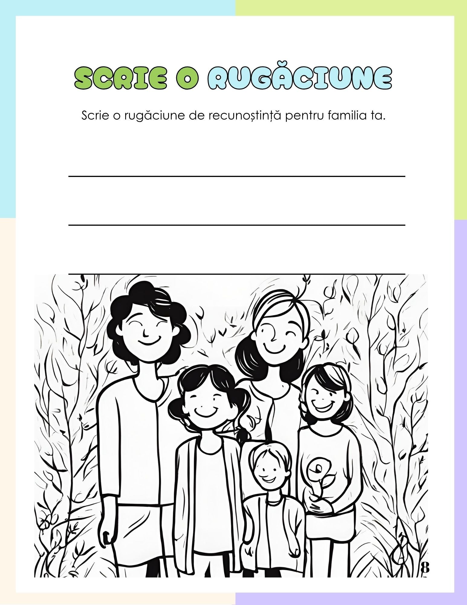 Cartea Mea Cu Activitati SI Afirmatii Divine - Recunostinta Si Lauda / Pentru Copii / Jocuri Creative Si Educatie / Invatare Interactiva Si Distractiva / Jocuri Educative Crestine Interactiva Si Distractiva / Jocuri Educative Crestine