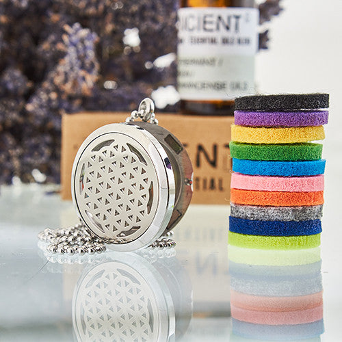 Colier Bijuterii Aromaterapie - Floarea Vietii 30 mm