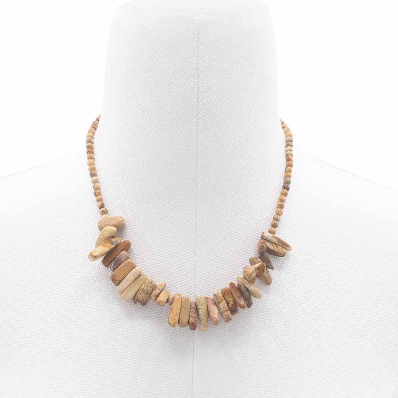 Colier cu Pietre Pretioase Lungi - Piatra Evolutiei