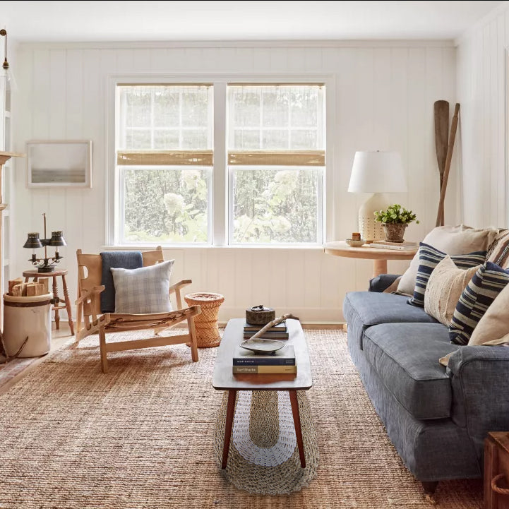 Covor Oval din Iarba de Mare