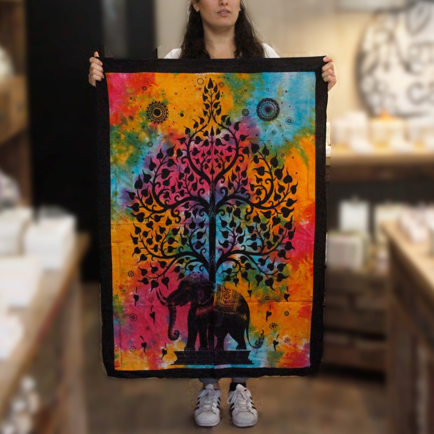 Decoratiune din Bumbac – Arbore Elefant
