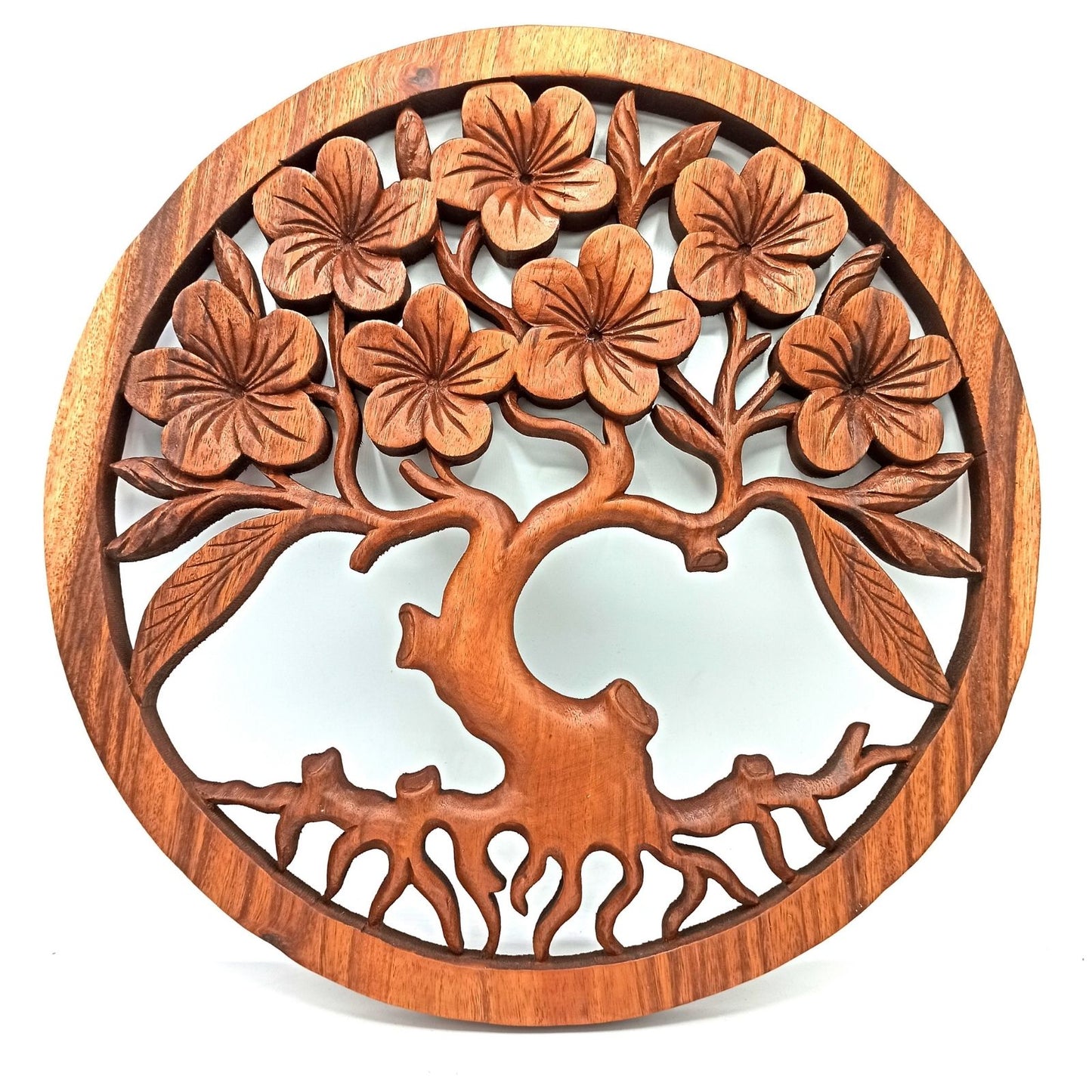 Decoratiune din Lemn - Arborele Vietii Inflorit