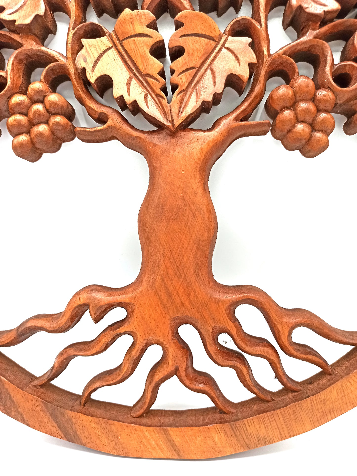 Decoratiune din Lemn - Arborele Vietii cu Struguri
