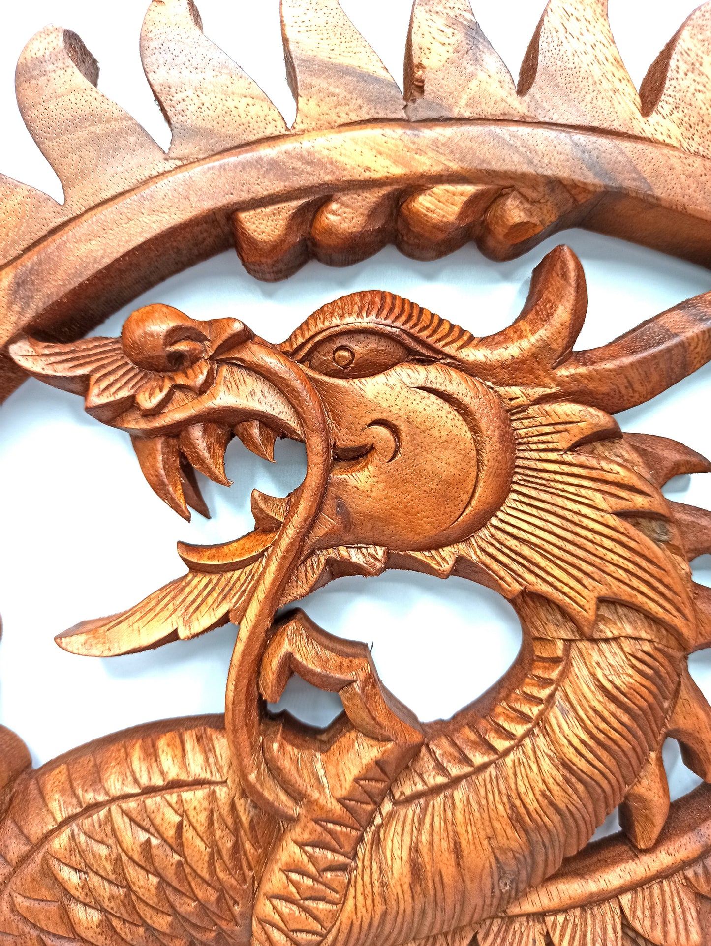 Decoratiune din Lemn - Dragon