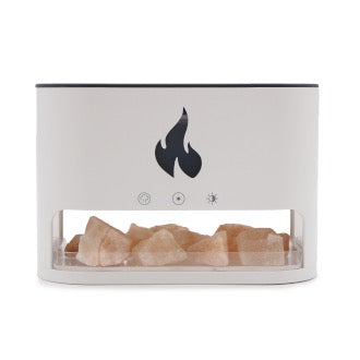 Difuzor Aromaterapie cu Sare de Himalaya - Efect de Flacara