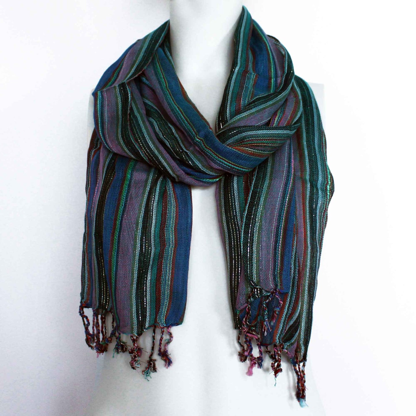 Esarfa Indiana - Purples Aleatoriu