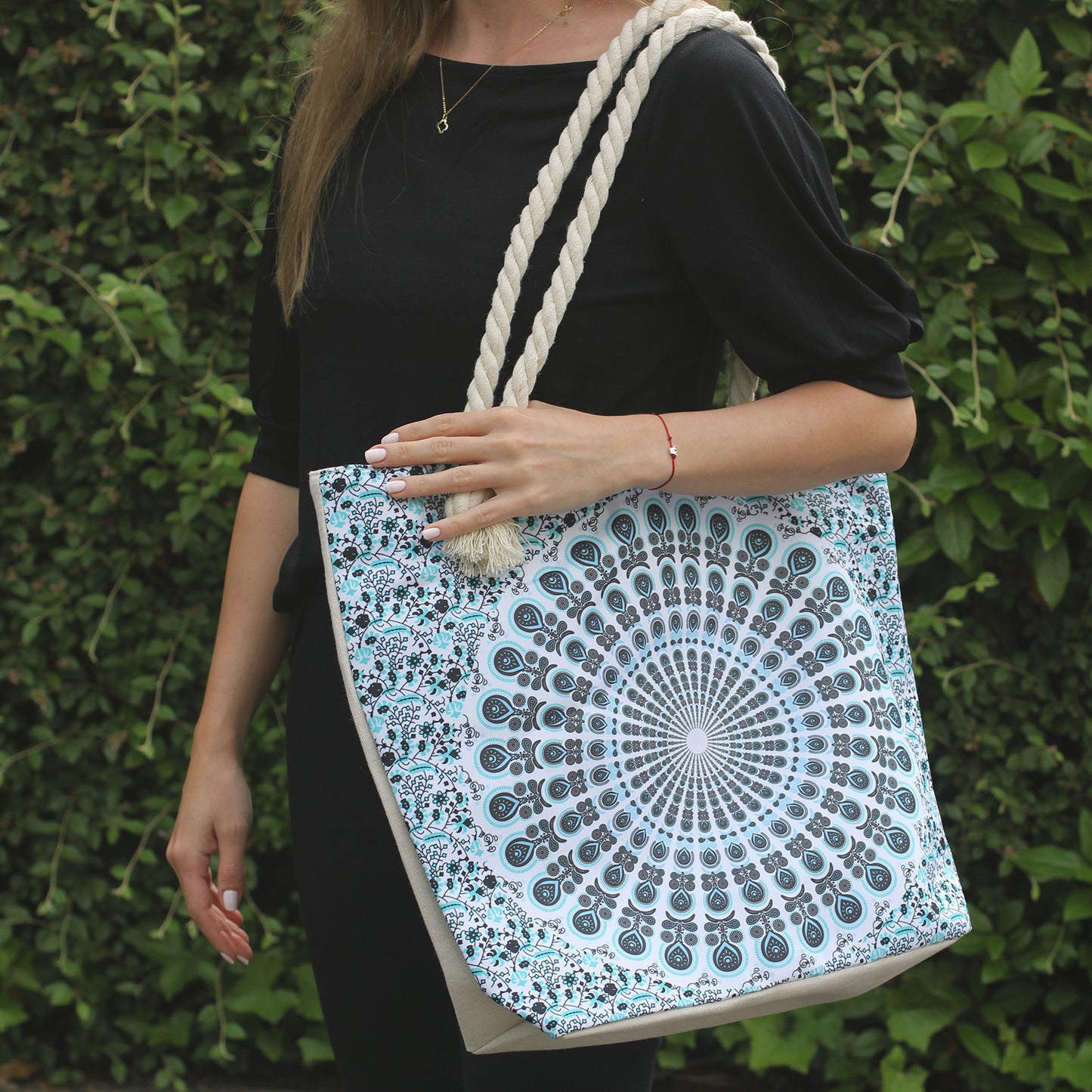Geanta Colorata cu Model Mandala