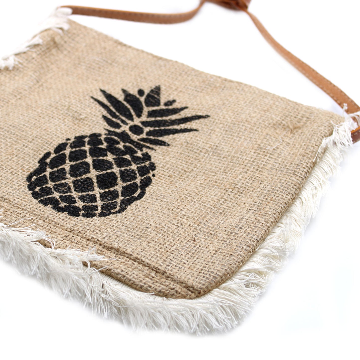 Geanta cu Franjuri - Imprimeu Ananas