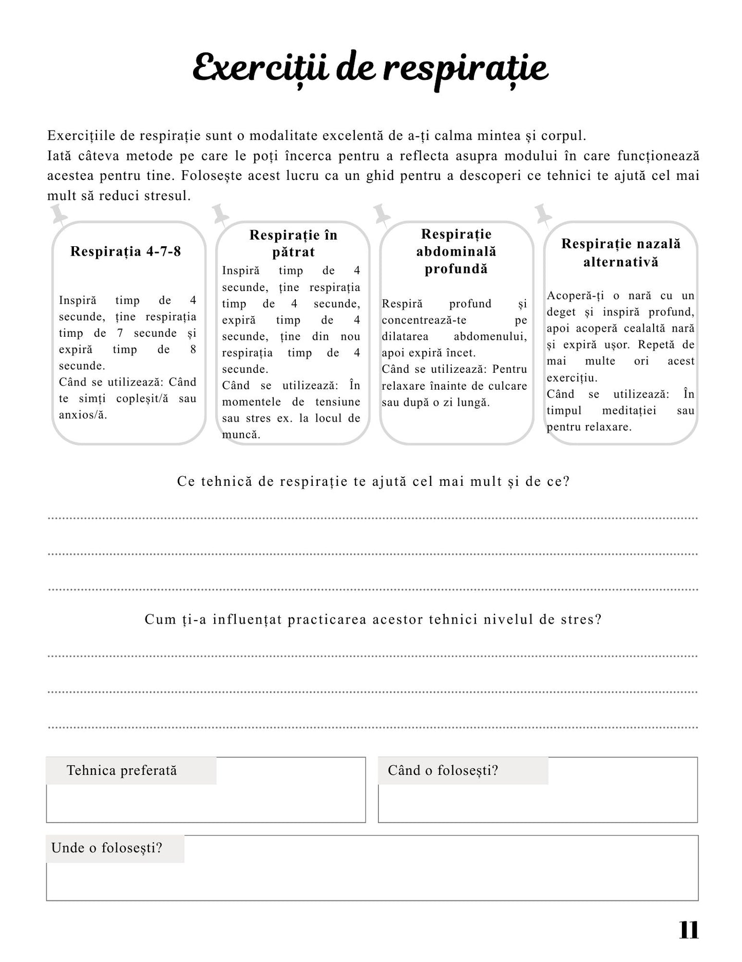 Jurnal De Gestionare A Stresului - Un Ghid Personal Pentru Reducerea Stresului / Reducerea Anxietatii / Relaxare Zilnica Si Echilibru Emotional/ Imbunatatirea Sanatatii Mintale Si Linistii Interioare