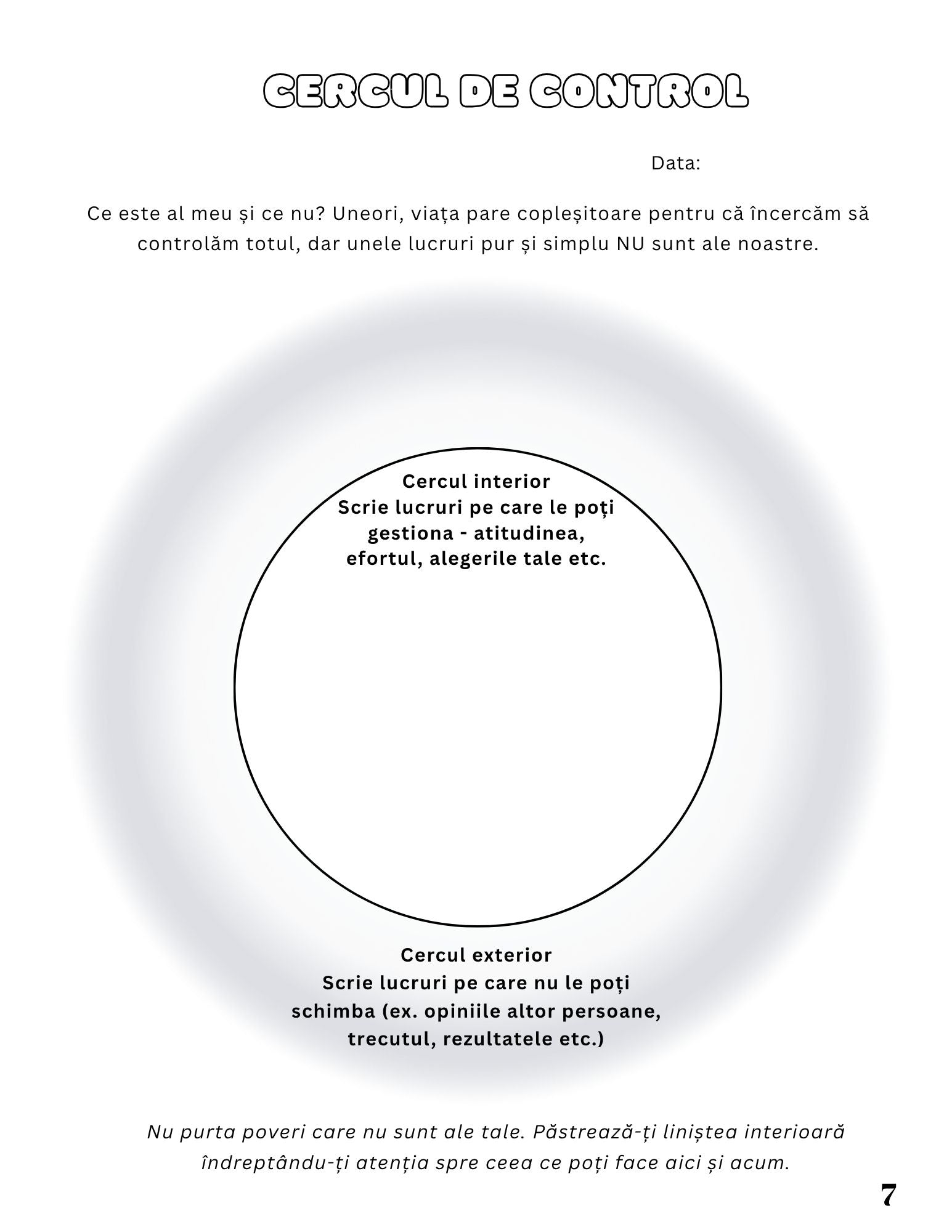 Jurnal Pentru Detox Mental - Respira, Elibereaza-te, Regaseste-te / Dezvoltare Personala / Autocunoastere / Echilibru Interior / Recunostinta / Mindfulness Si Motivatie