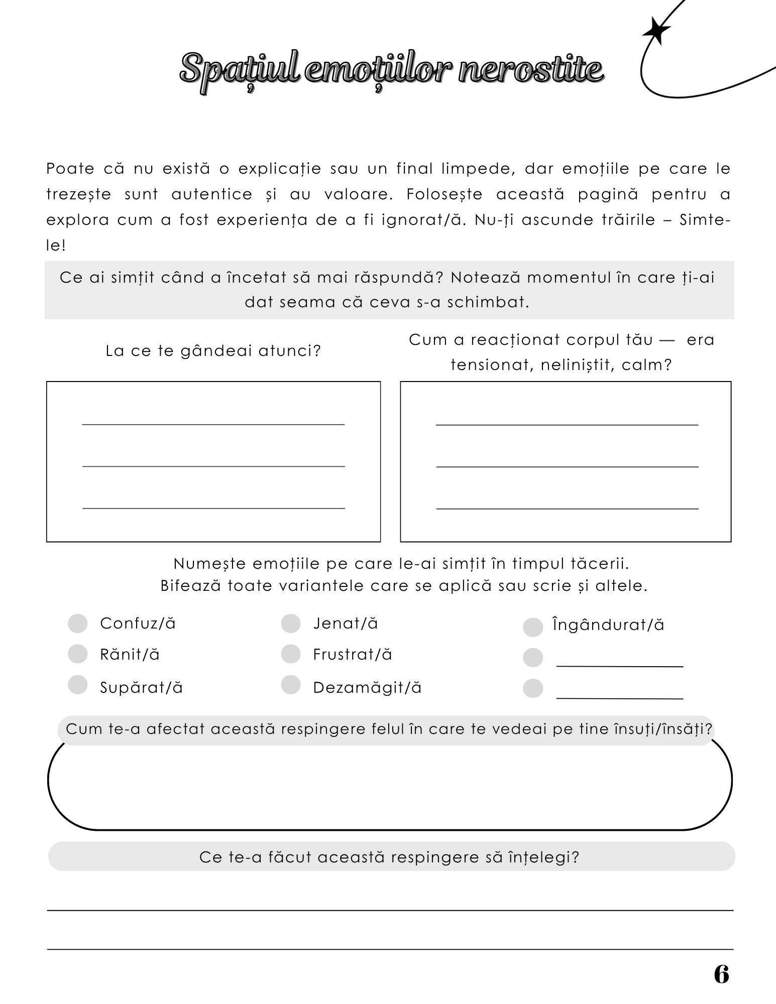 Jurnalul Depasirii Momentelor Grele - Vindecarea De Dupa Plecari Neasteptate / Dezvoltare Personala / Sprijin Pentru Depasirea Momentelor Grele Si Refacere Emotionala