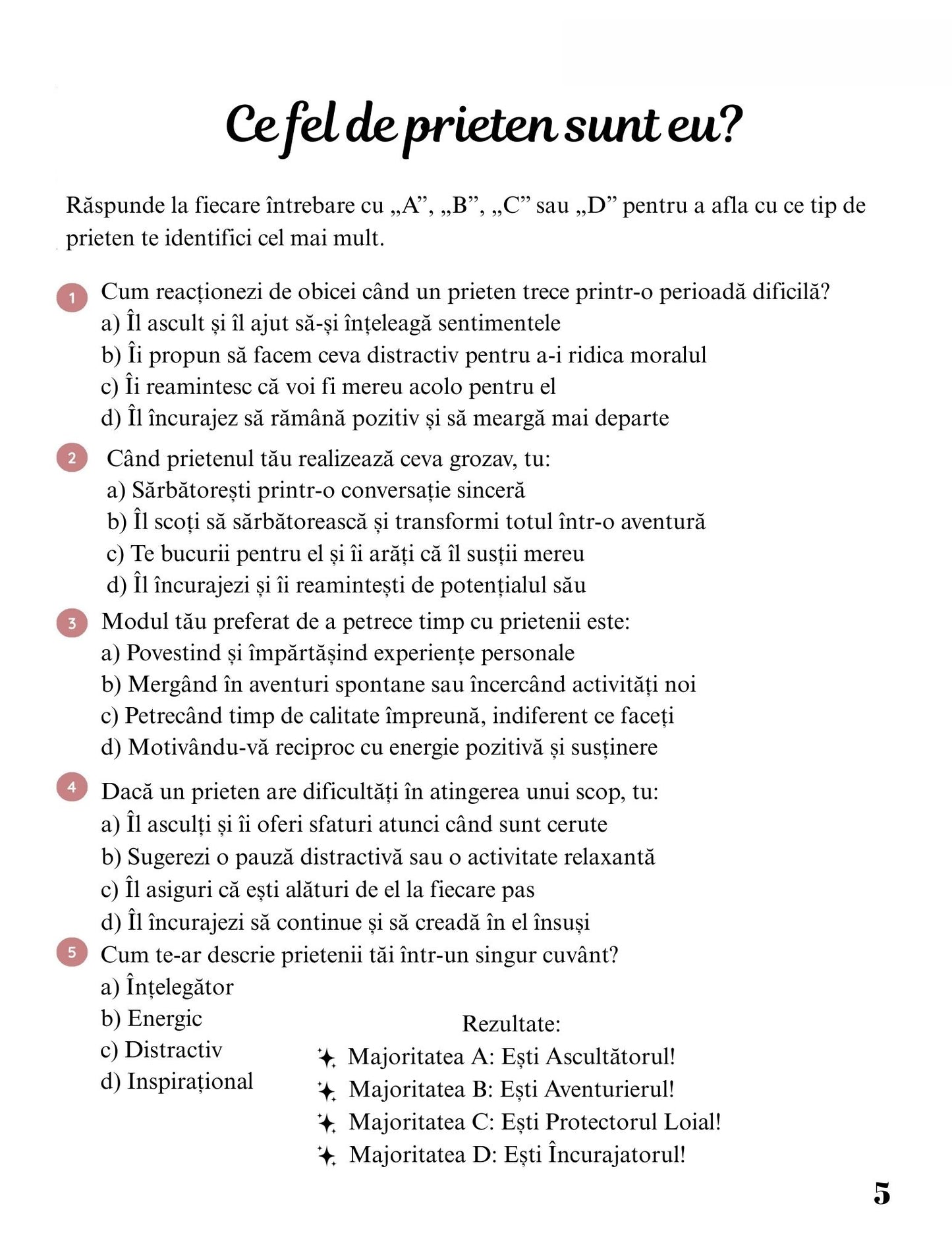 Jurnalul Prieteniei - Pasi Simpli Pentru A Lega Prietenii / Socializare Si Dezvoltare