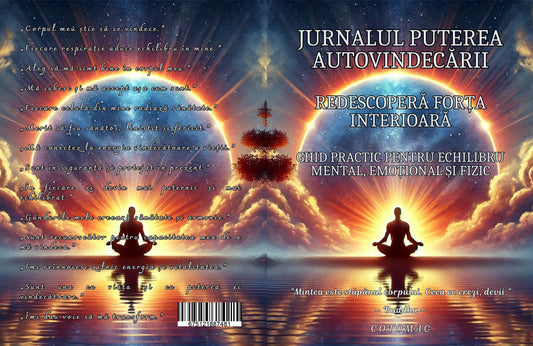 Jurnalul Puterea Autovindecării - RedescoperaForta Interioara - Ghid Practic Pentru Echilibru Mental, Emotional Si Fizic / Dezvoltare Personala / Autocunoastere / Echilibru Interior /Recunostinta