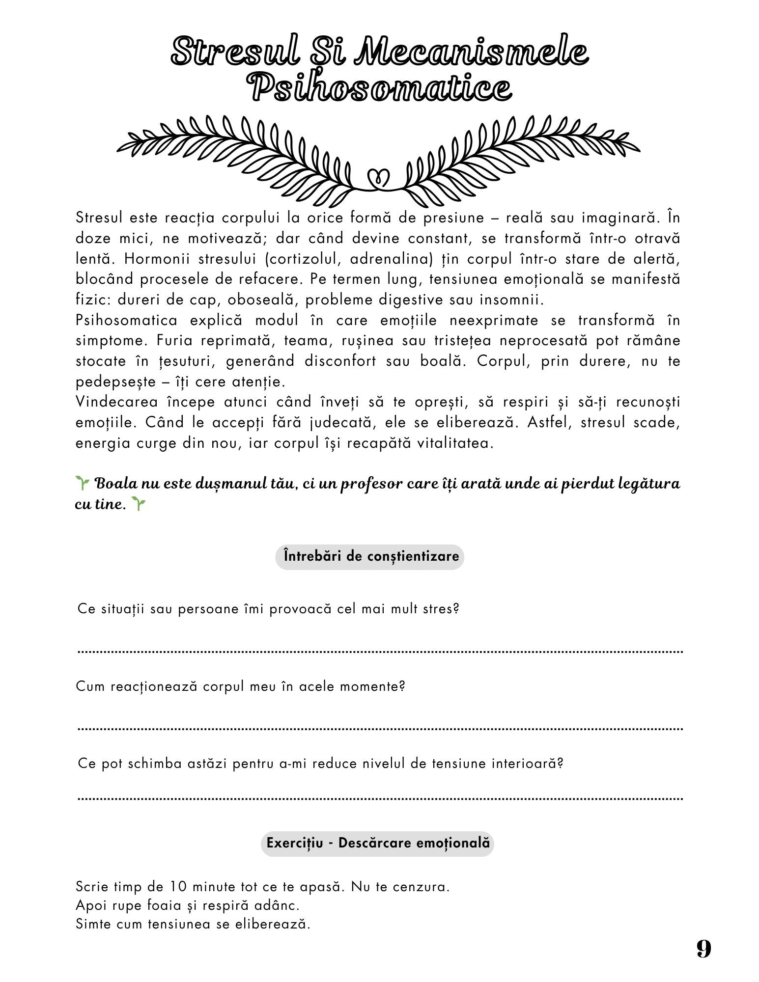 Jurnalul Puterea Autovindecării - RedescoperaForta Interioara - Ghid Practic Pentru Echilibru Mental, Emotional Si Fizic / Dezvoltare Personala / Autocunoastere / Echilibru Interior /Recunostinta