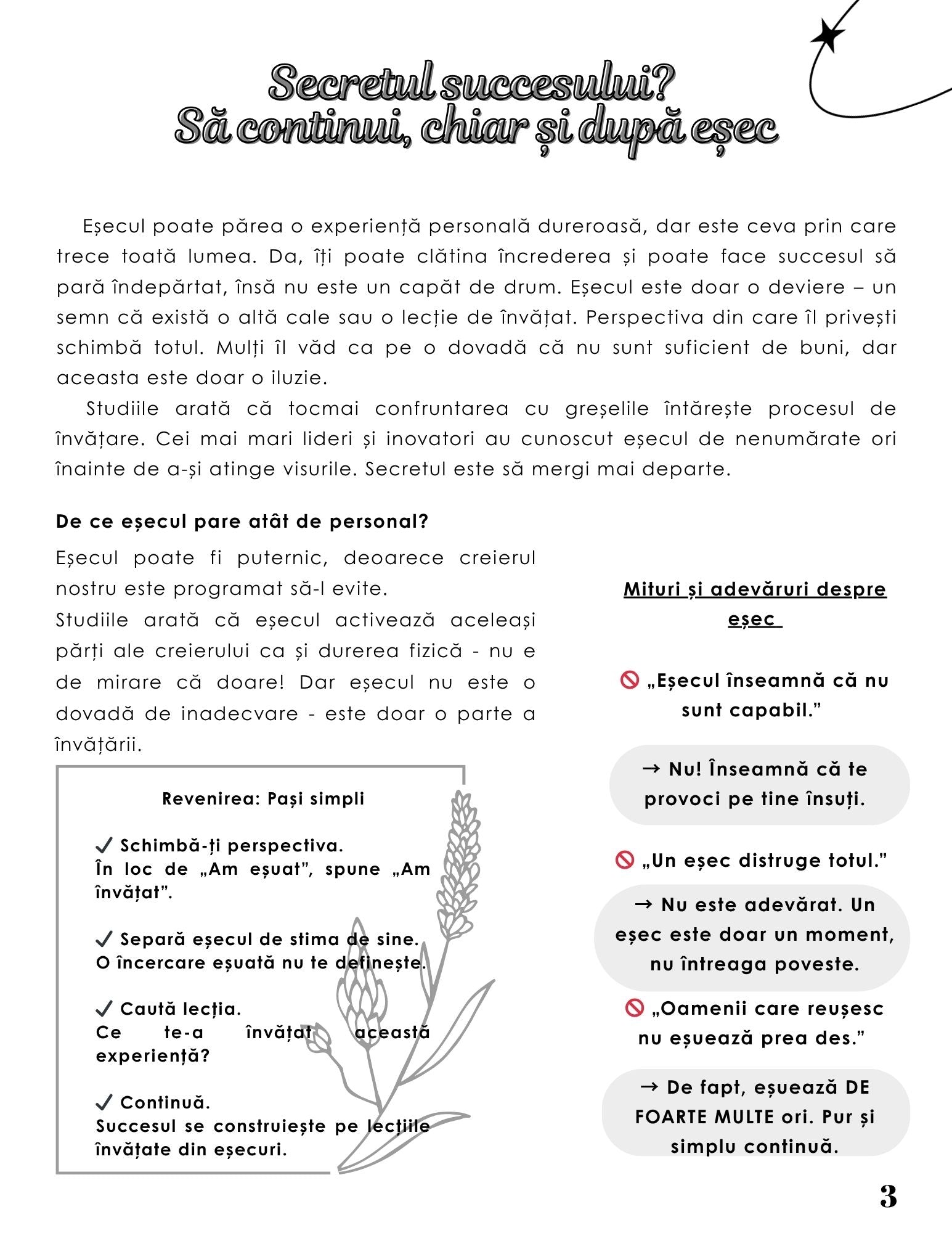 Jurnalul Puterii- Invata Din Esec Si Evolueaza / Dezvoltare Personala Si Motivatie Pentru Succes / Descopera Puterea Interioara