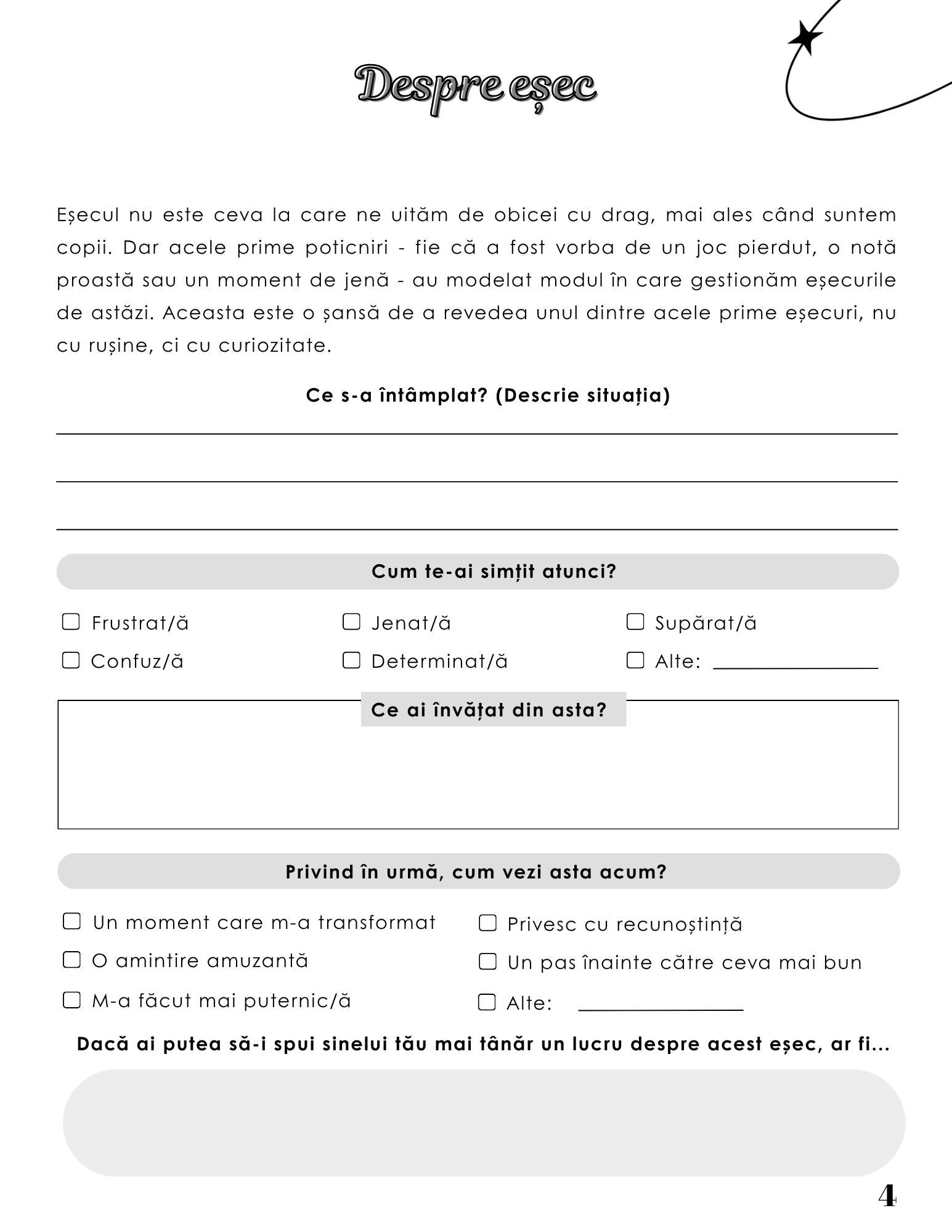 Jurnalul Puterii- Invata Din Esec Si Evolueaza / Dezvoltare Personala Si Motivatie Pentru Succes / Descopera Puterea Interioara