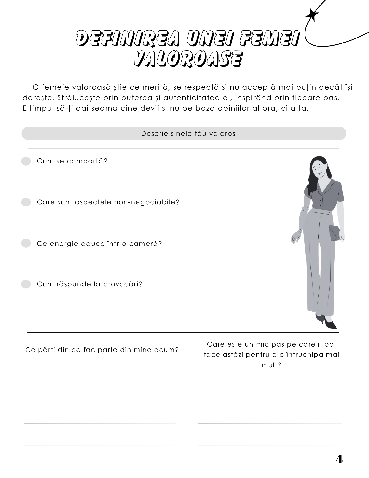 Jurnalul Unei Femei Valoroase - Calatoria Mea Spre Echilibru, Iubire De Sine Si Implinire /  Jurnal Motivational Pentru Femei / Dezvoltare Personala /  Agenda De Recunostinta
