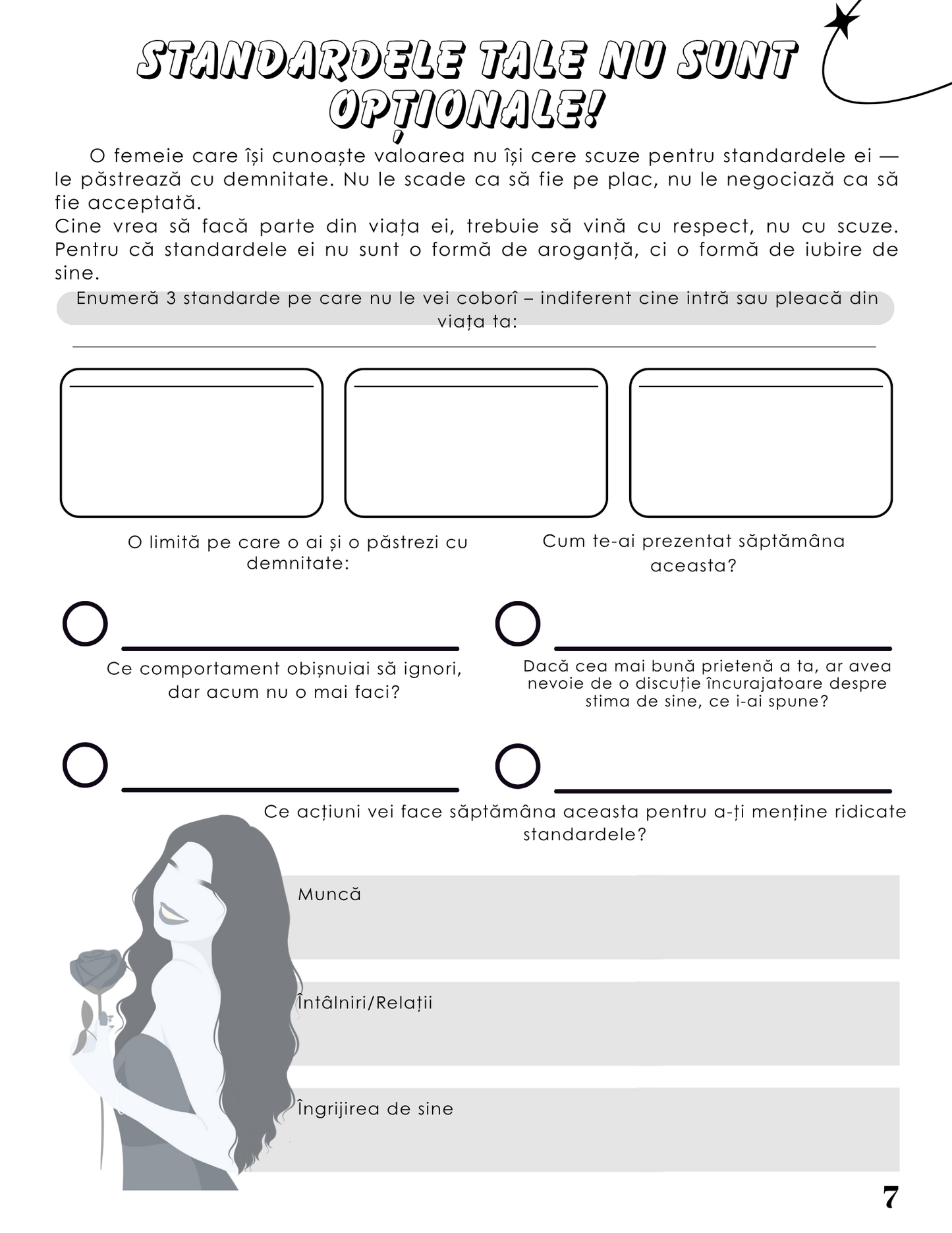 Jurnalul Unei Femei Valoroase - Calatoria Mea Spre Echilibru, Iubire De Sine Si Implinire / Jurnal Motivational Pentru Femei / Dezvoltare Personala / Agenda De Recunostinta