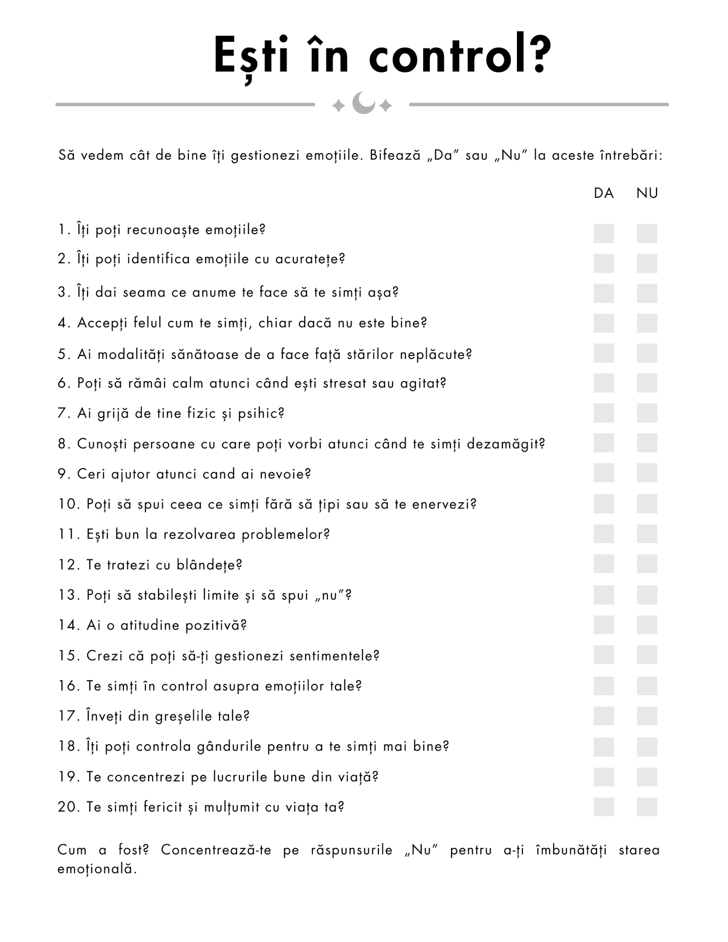 Jurnalul de Gestionare a Emotiilor