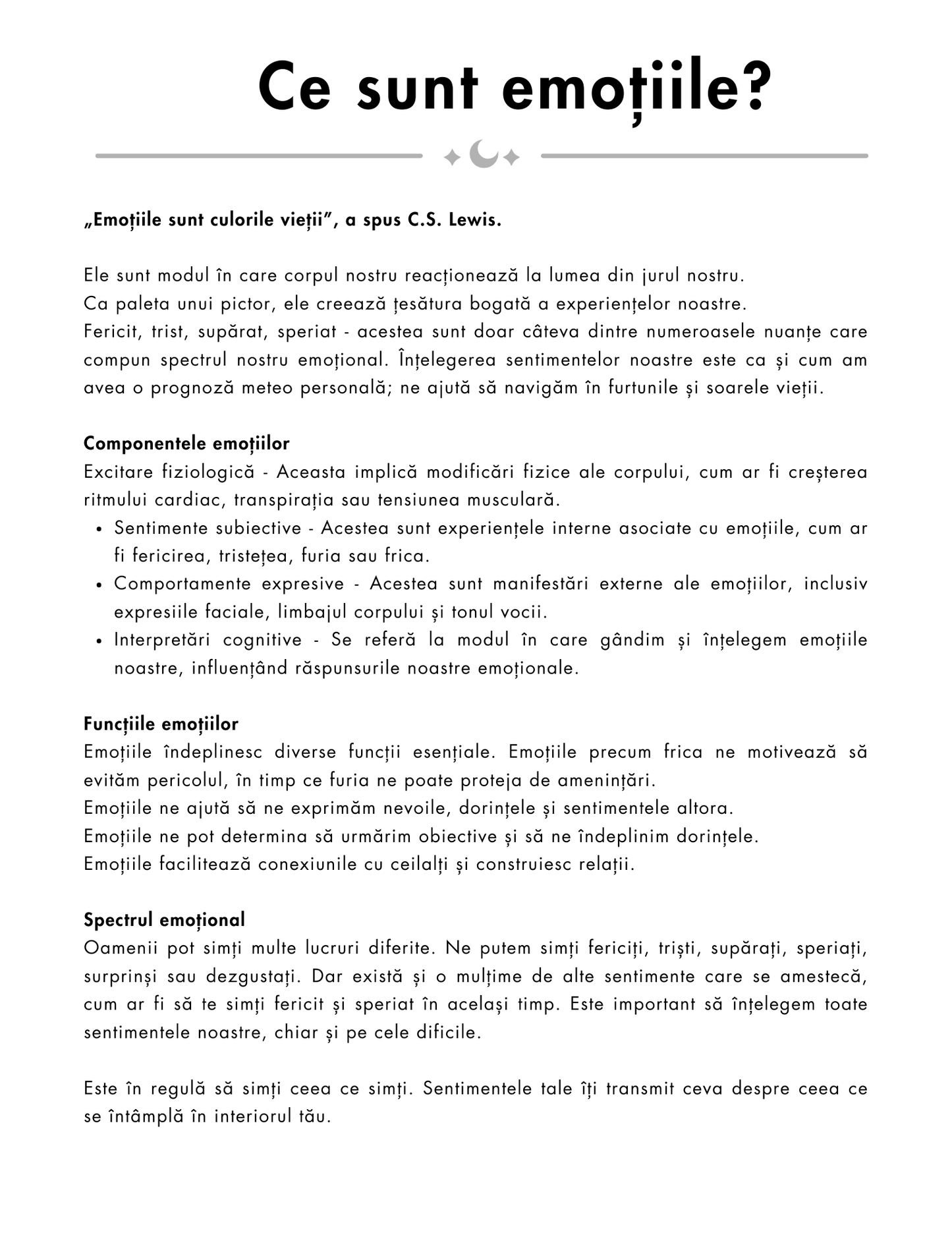 Jurnalul de Gestionare a Emotiilor