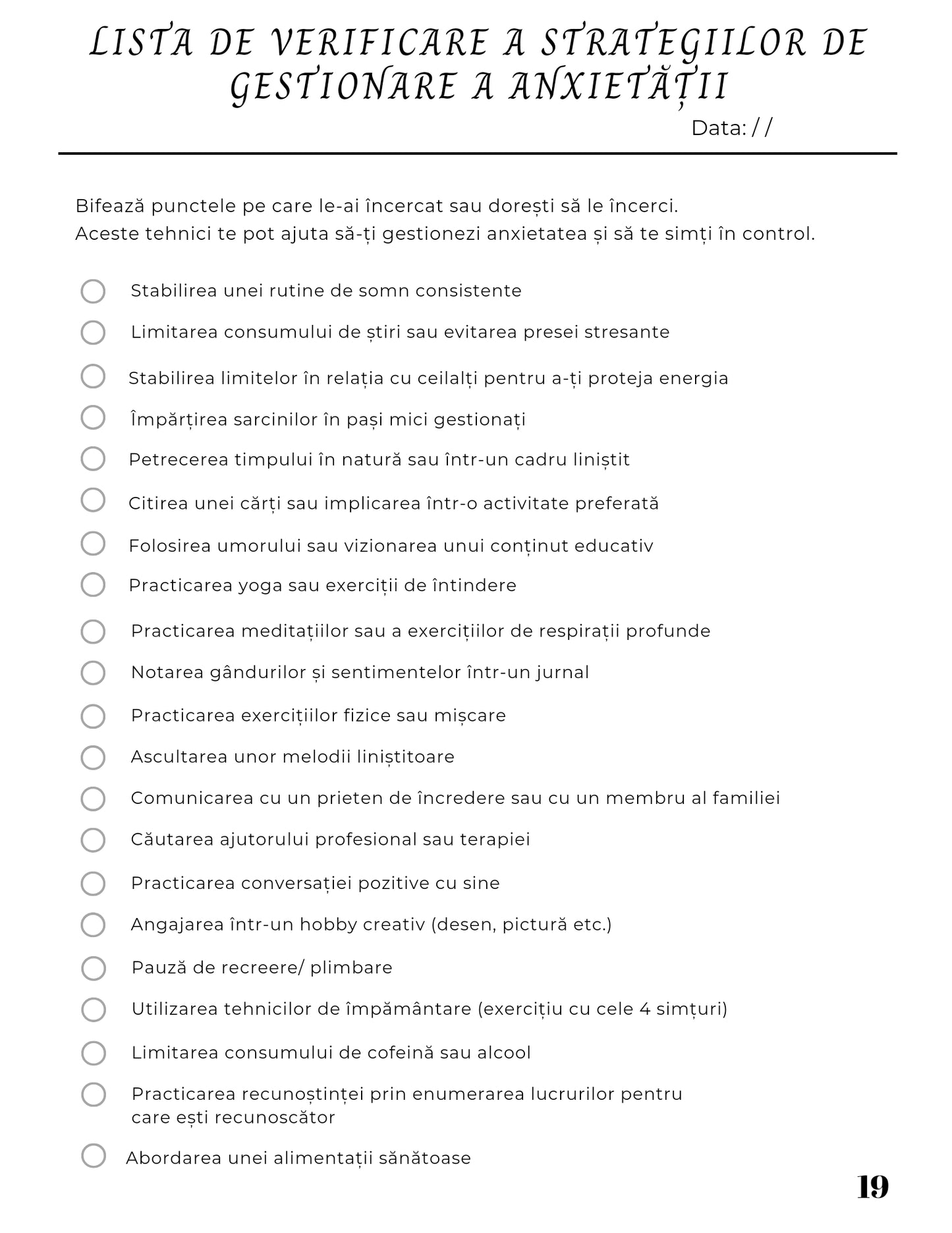 Jurnalul de Lucru pentru Depășirea Anxietății PDF - Drumul spre Vindecare