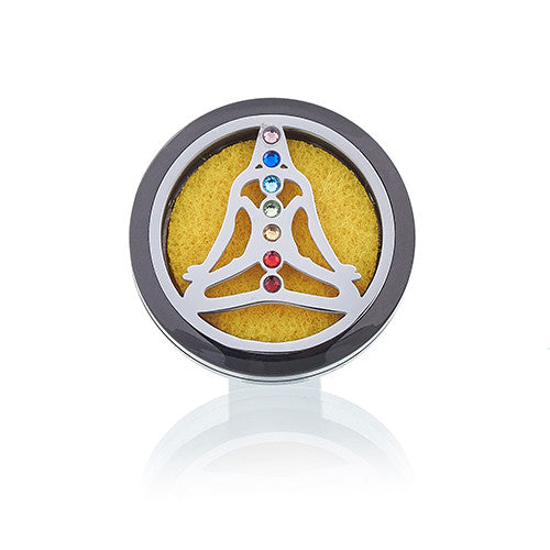 Kit Difuzor Auto - Cositor Yoga Chakra 30 mm