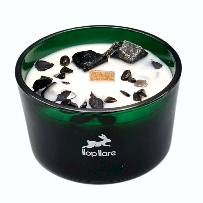 Lumanare cu Flori Magice si Cristale - Regele Sabiilor