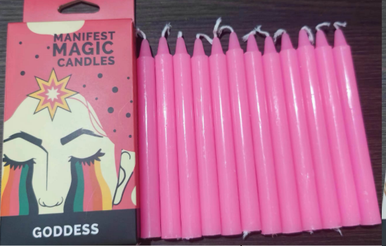 Lumanari Magice Ezoterice Roz (12bc) - Zeita