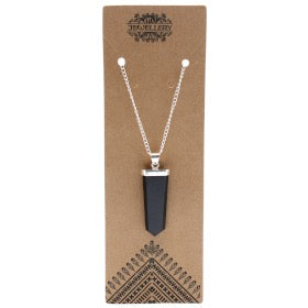 Pandantiv cu Piatra Pretioasa - Agat Negru