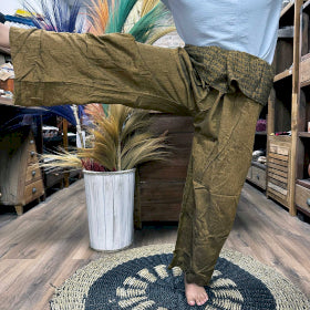 Pantaloni Yoga - Verde Kaki